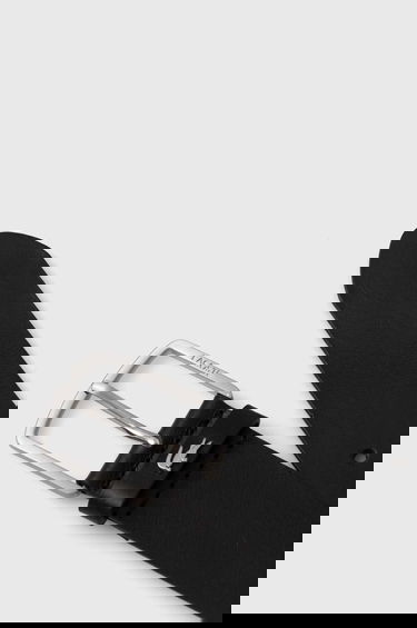 Bælter Lacoste Plain Leather Belt Sort | RC4082-000, 2