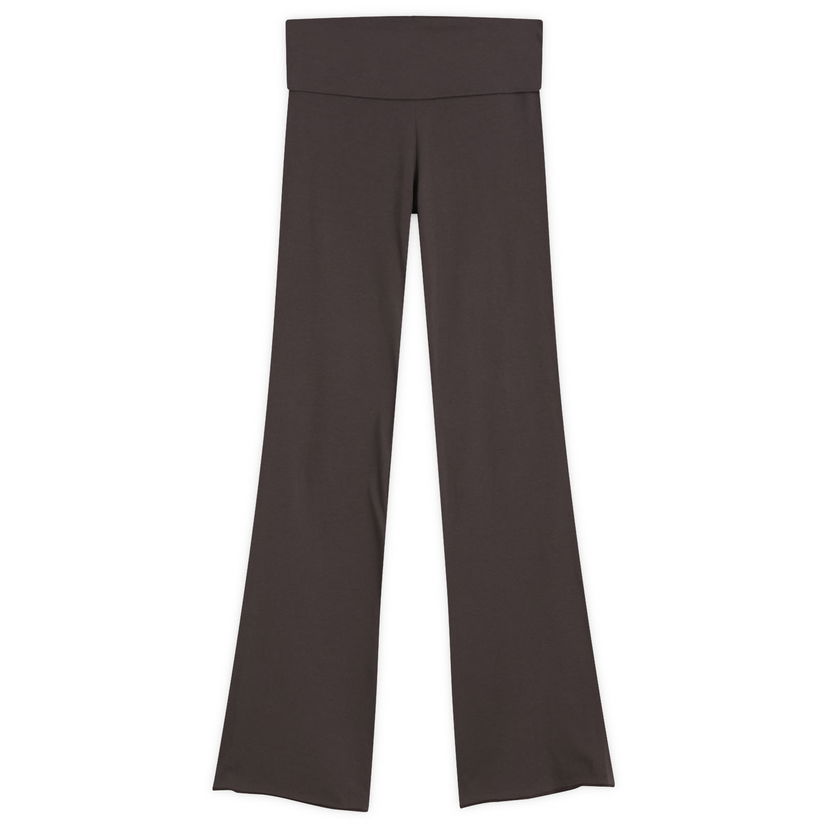 Bukser og jeans SKIMS SKIMS Foldover Jersey Pant, Size Large Brun | AP-PNT-0715-IRO
