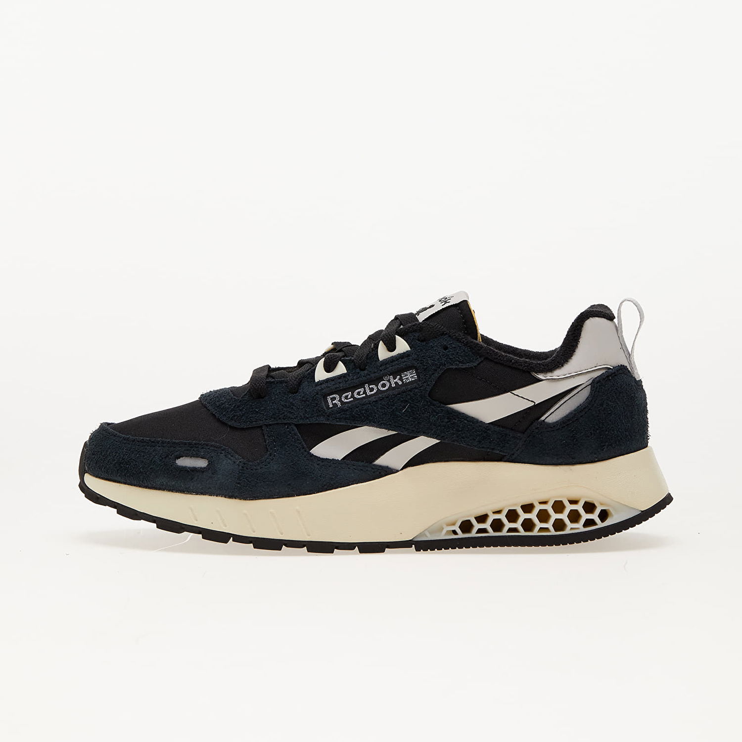 Sneakers og sko Reebok Cl Leather Hexalite "Core Black/ Steely Fog/ Alabaster" Sort | 100032780, 0