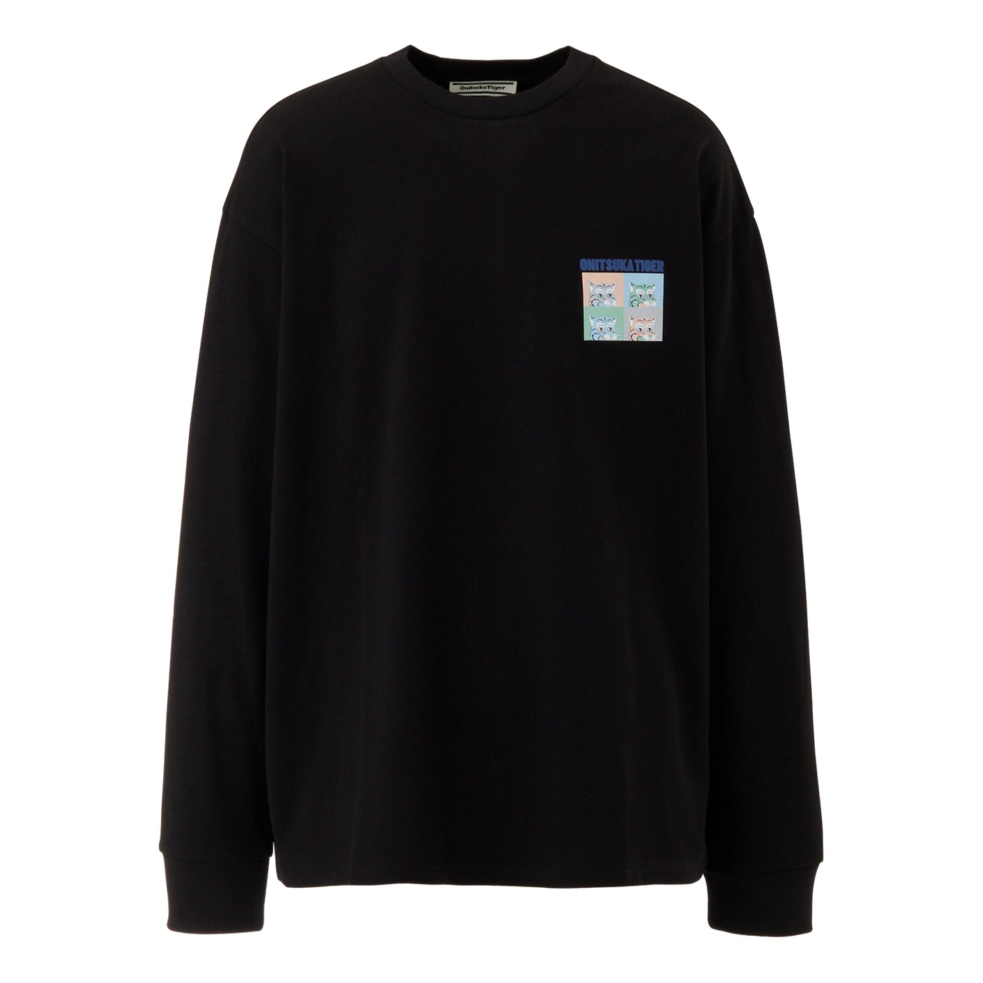 T-shirt Onitsuka Tiger Tiger Graphic Long Sleeve T-Shirt Sort | 2183B380-001, 0