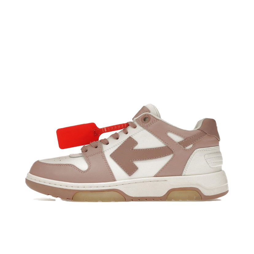 Sneakers og sko Off-White OOO Low Out Of Office White Nude W Beige | OWIA259R21LEA0010131