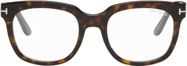 Solbriller Tom Ford Tom Ford Full Rim Square Acetate Glasses Brun | FT5537-B_52052, 0