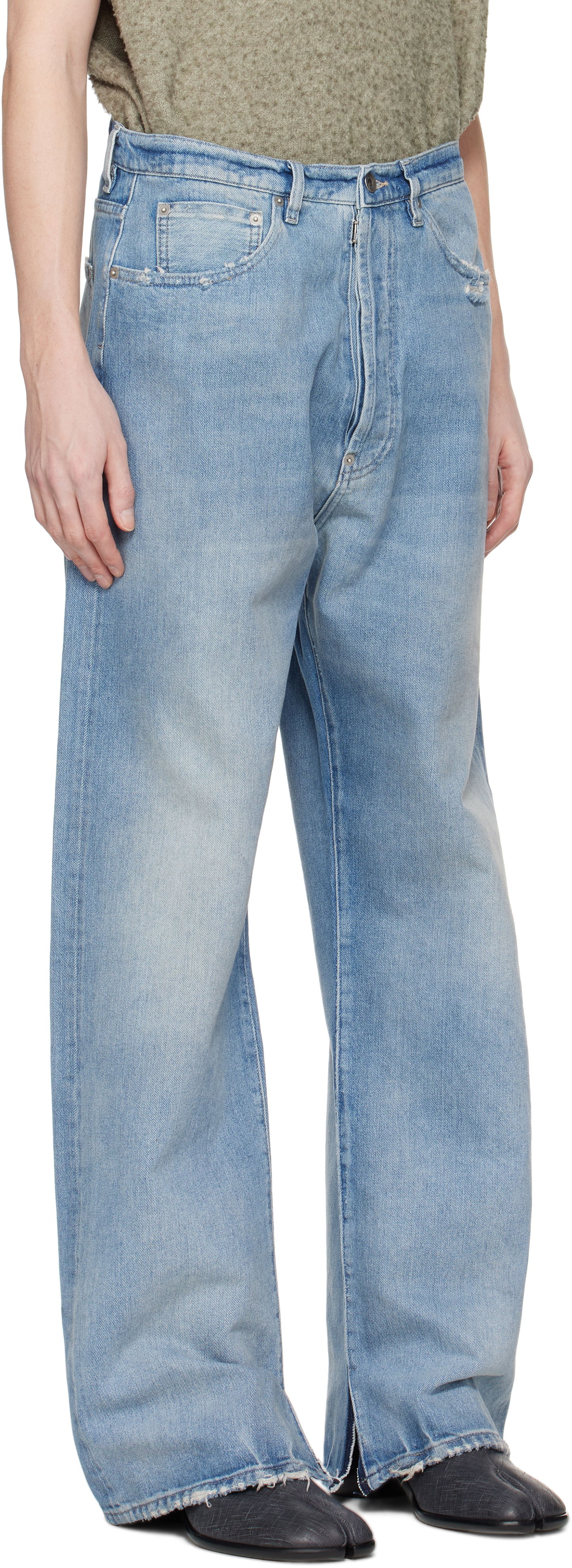 Jeans Maison Margiela Maison Margiela Buckle Jeans Blå | S50LA0238 S30383, 1
