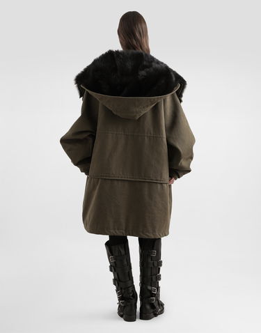 Tørklæde Dolce & Gabbana Dolce & Gabbana Wool and Cashmere Knit Neck Warmer Sort | FXO30TJBME2N0000, 2