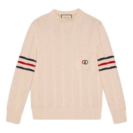 Sweater Gucci Double G Knit Sweater Beige | 626068-XKBGM-9071, 0