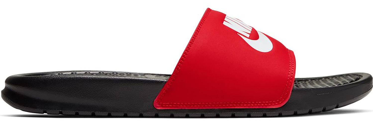 Sneakers og sko Nike Benassi JDI Black White Red Rød | 343880-026, 0