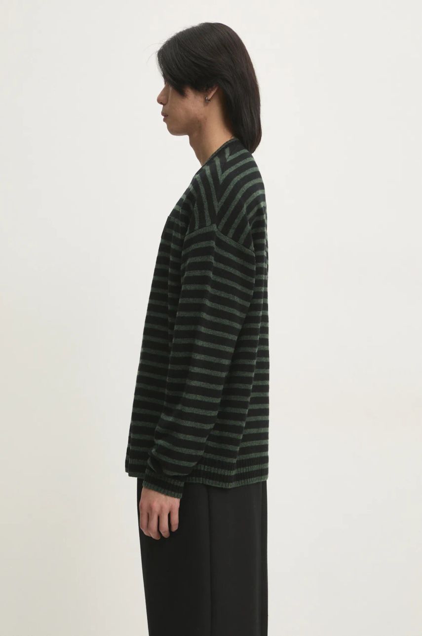 Sweater WOOD WOOD Wood Wood Tya Striped Oversized Jumper Sort | 10315502.4159, 1
