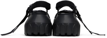 Sneakers og sko Rick Owens Rick Owens Hollywood Mega Tractor Sandals Sort | RU01E5866 LOO, 1