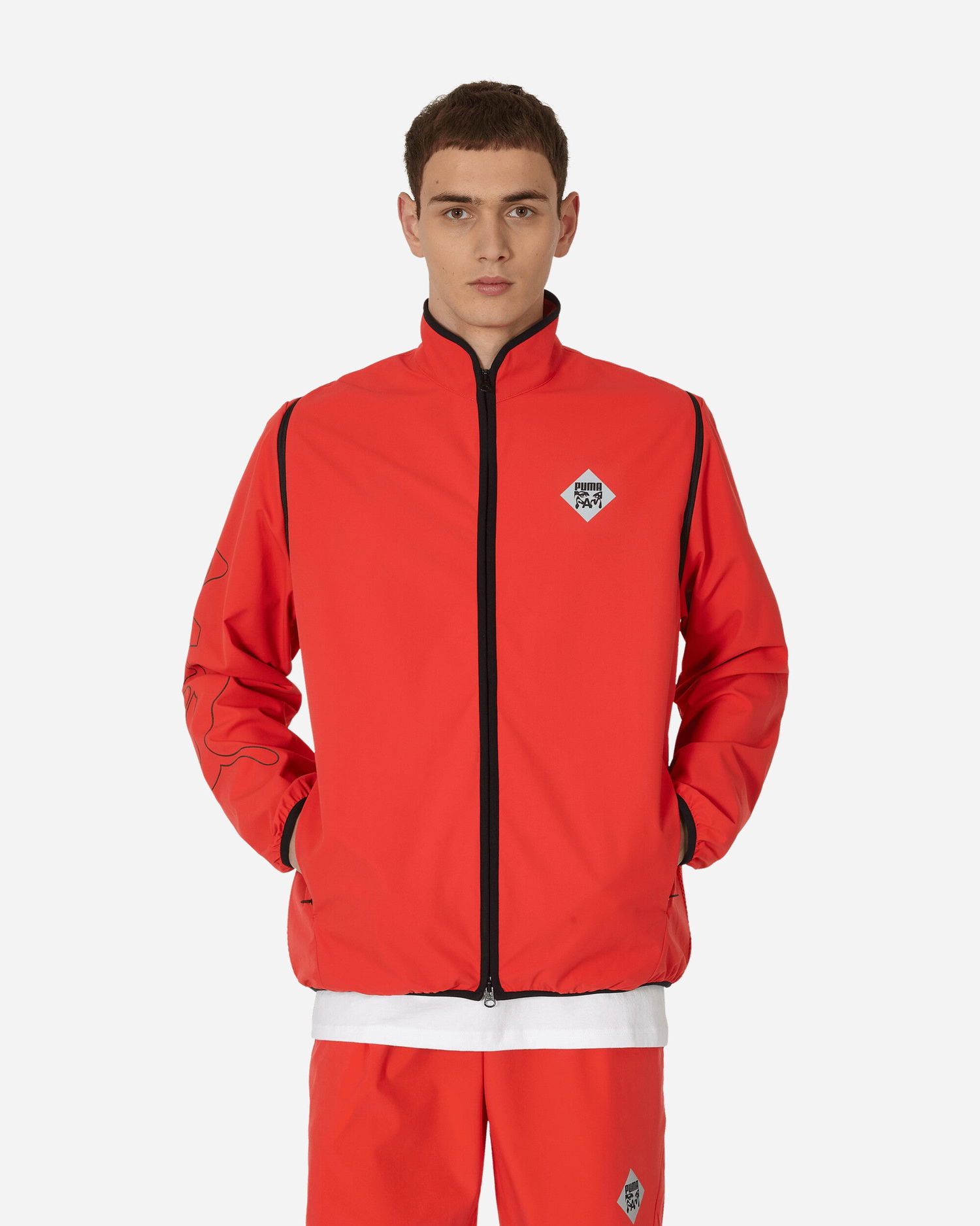 Jakke Puma x P.A.M. Zip-Off Jacket Rød | 538809-79, 0