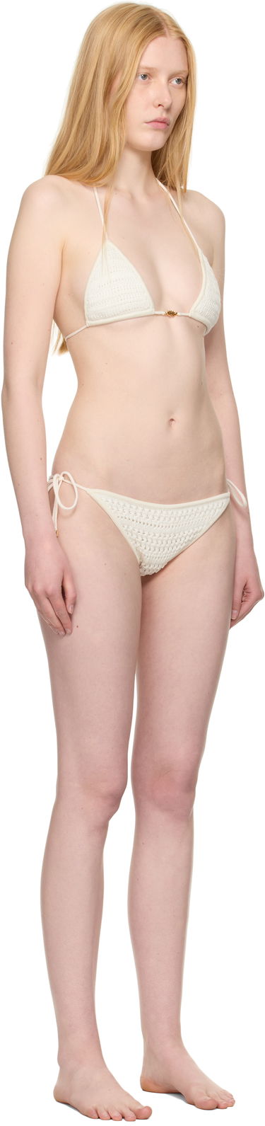 Badetøj AMIRI AMIRI Crochet Bikini Hvid | AWKNRA1001, 1