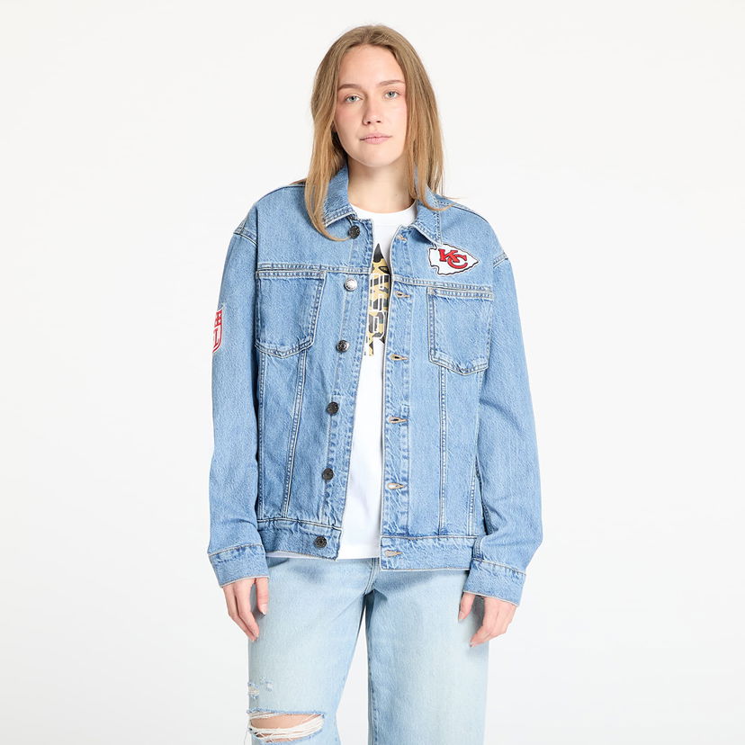 Jakke New Era New Era Kansas City Chiefs Denim Jacket Blå | 60667895