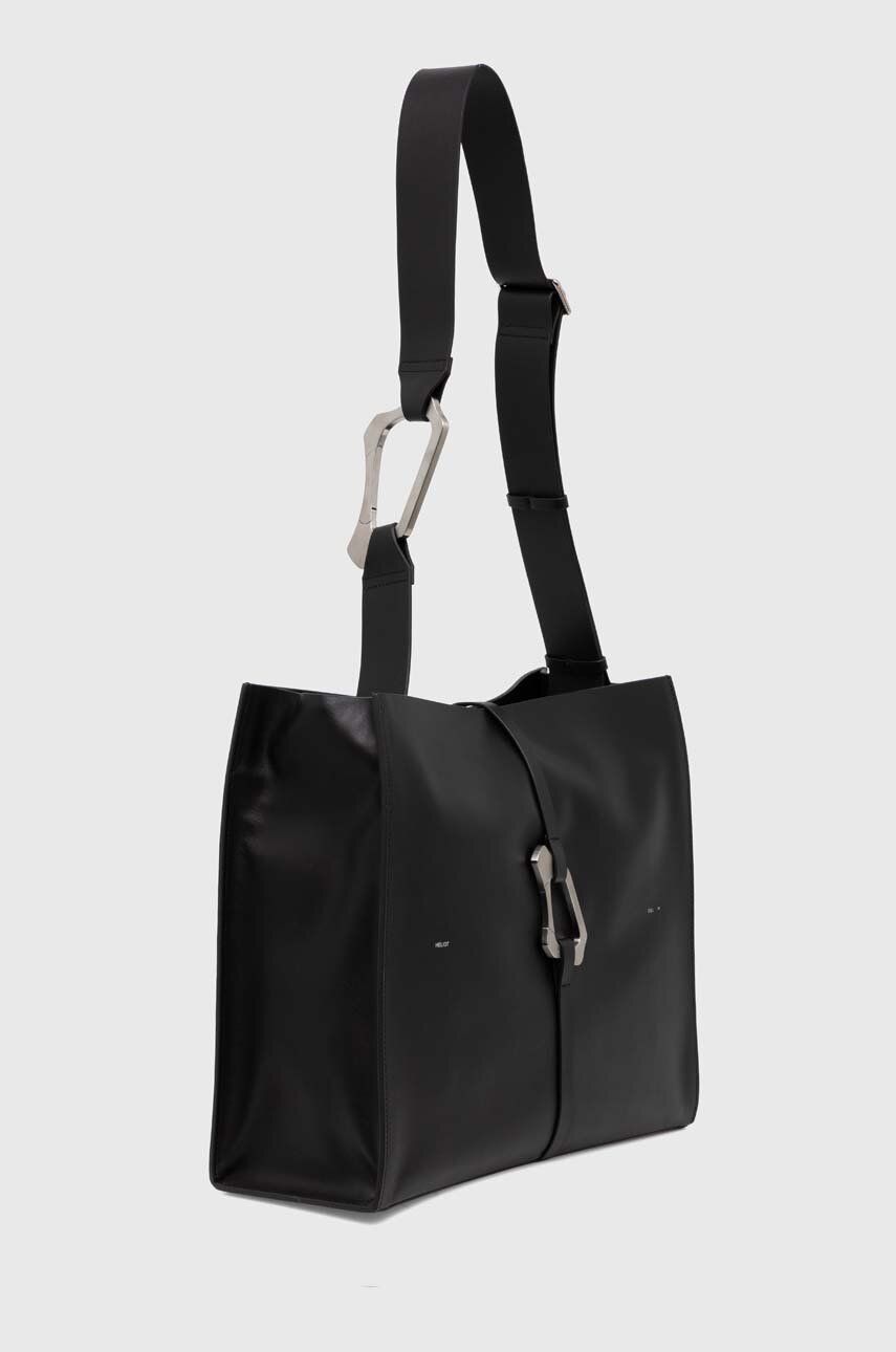 Skuldertaske HELIOT EMIL Leather Shoulder Bag Sort | HE.15.44.L03.BLK01, 1