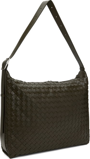 Rejsetaske Bottega Veneta Bottega Veneta Woven Leather Traveller Bag Grøn | 806974 V4TD1 3386, 1