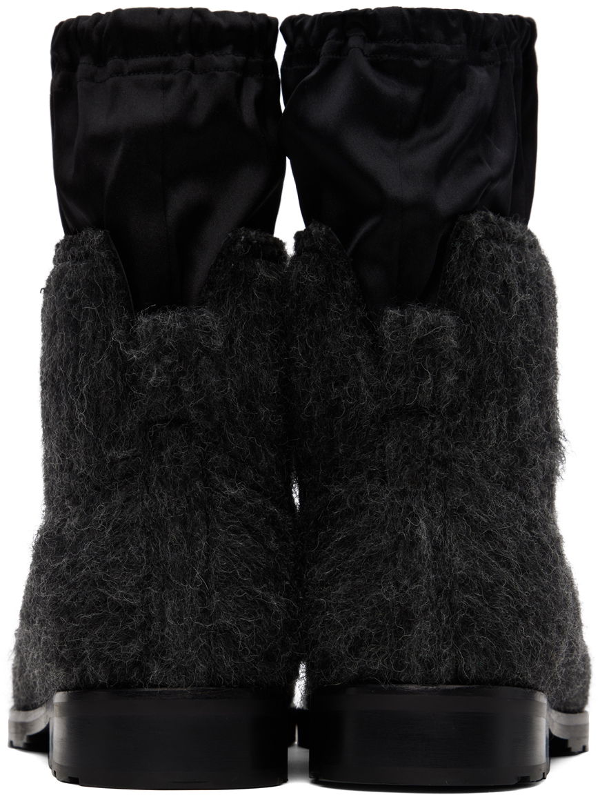 Tøj We11done We11done Brushed Chelsea Boots Sort | WD-AO3-22-448-M-DG, 1
