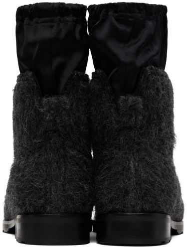 Tøj We11done We11done Brushed Chelsea Boots Sort | WD-AO3-22-448-M-DG, 1