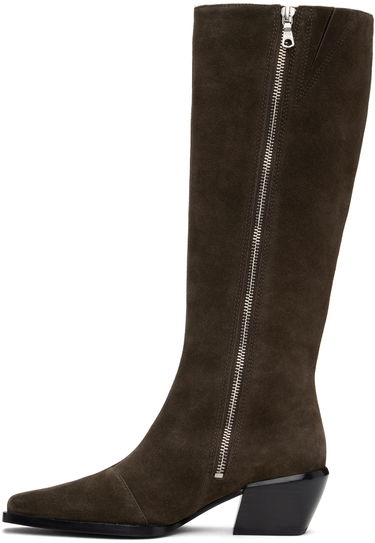 Tøj rag & bone rag & bone Joni Knee-High Suede Boots Brun | WFF24FF018SU18, 2