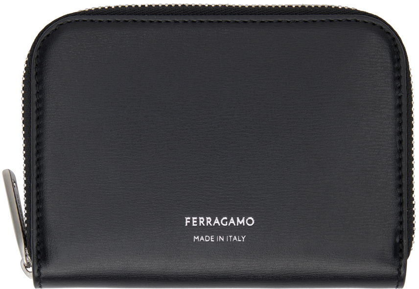 Tegnebog FERRAGAMO Ferragamo Zipped Card Holder Sort | 770114, 0