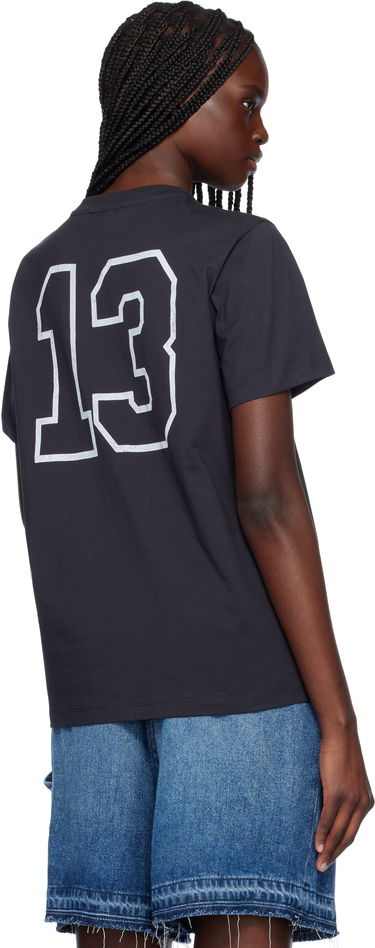 T-shirt GANNI GANNI Witch Relaxed T-Shirt Sort | T4138, 2