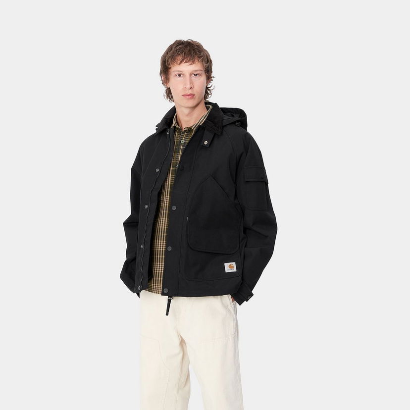 Parka Carhartt WIP Clarton Hooded Workwear Jacket Sort | I033871_8
