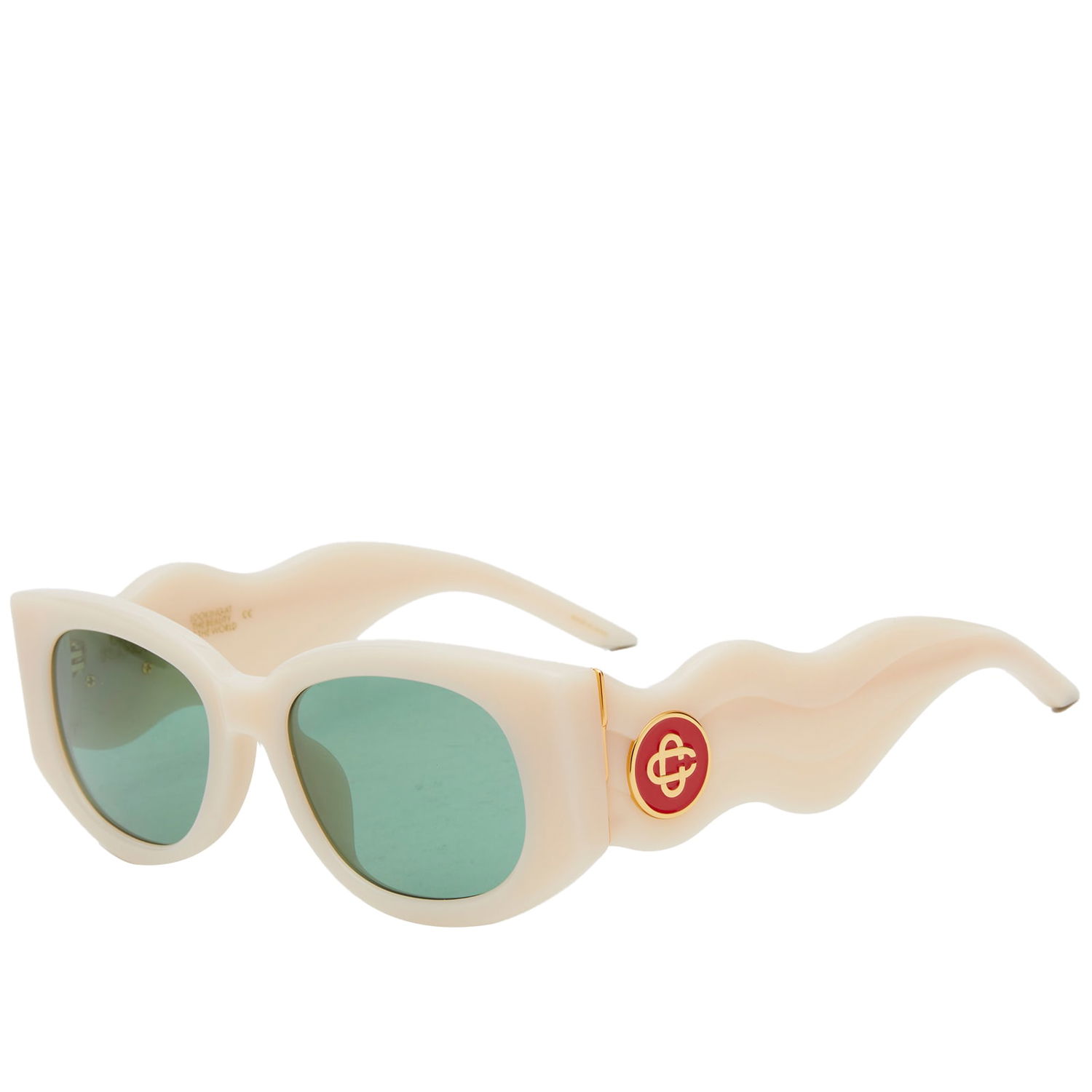 Solbriller Casablanca Casablanca Wave Sunglasses Beige | EW-020-05, 0