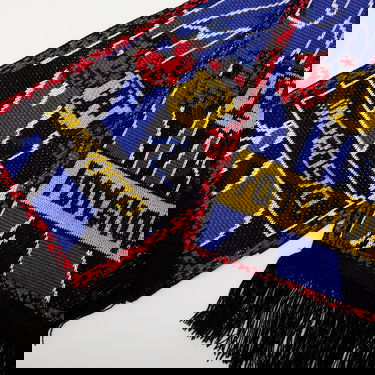 Tørklæde Footshop FTSHP x PROSTO Forza Electric Blue Scarf Sort | FTSHP_419, 1