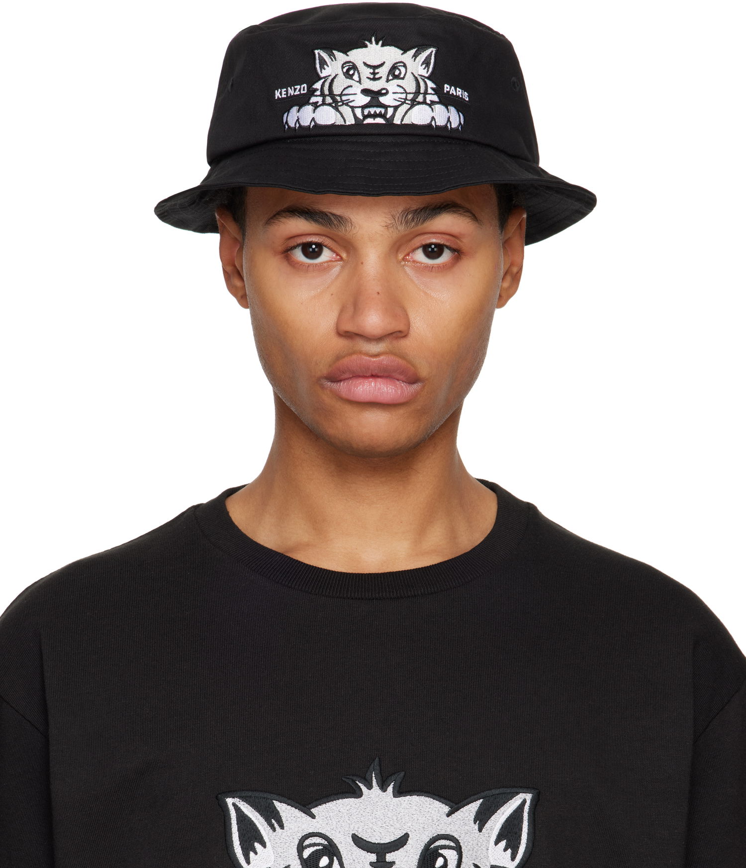 Hat KENZO Logo Graphic Bucket Hat Sort | FF58AC624F46, 0