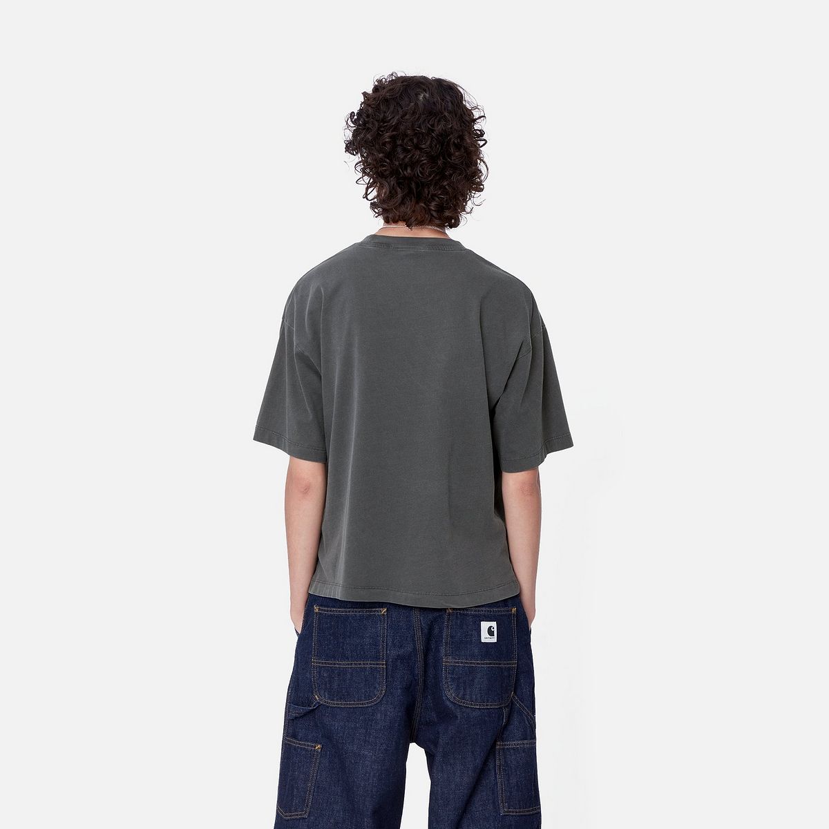 T-shirt Carhartt WIP Garment Dyed Relaxed Fit T-Shirt Grøn | I033051_32, 1
