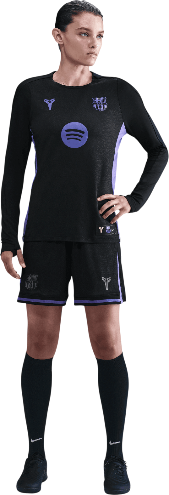 T-shirt Nike Kobe x FC Barcelona Strike Pre-Match Drill Top Sort | hq0484-011, 1
