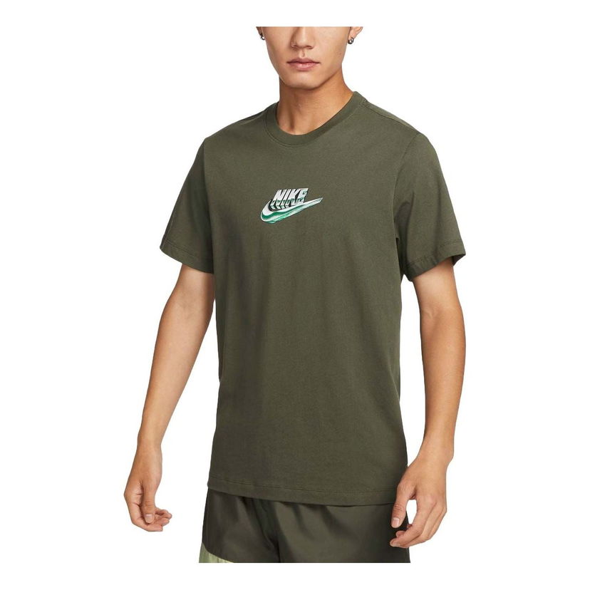 T-shirt Nike Sportswear Graphic T-Shirt Grøn | FZ5398-325