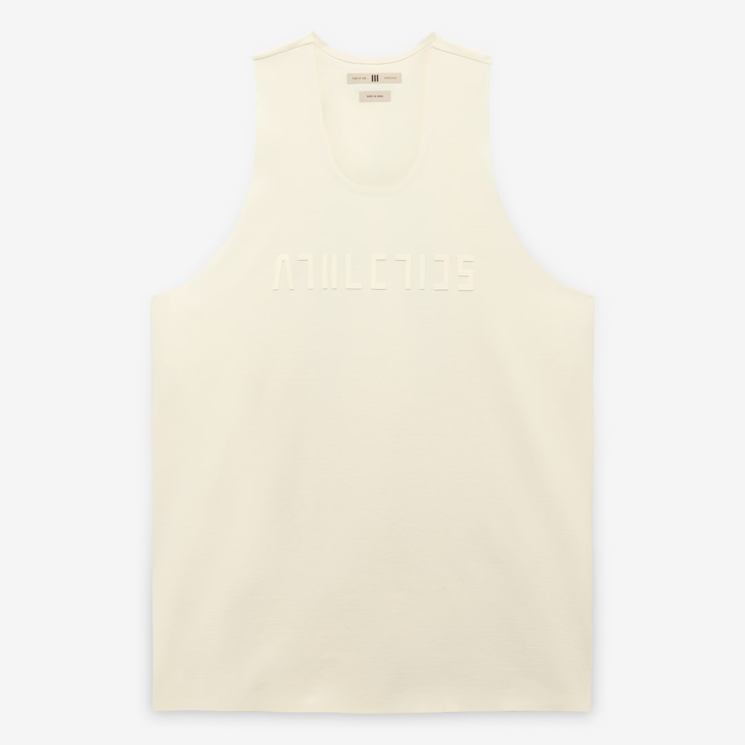Tanktop adidas Performance Fear of God Athletics Quickdry Jersey Performance Tank Top Hvid | JZ4906, 0