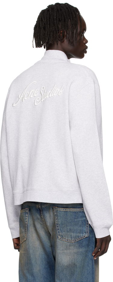 Sweatshirt Acne Studios Acne Studios Zip-Up Sweatshirt Grå | CI0207-, 2