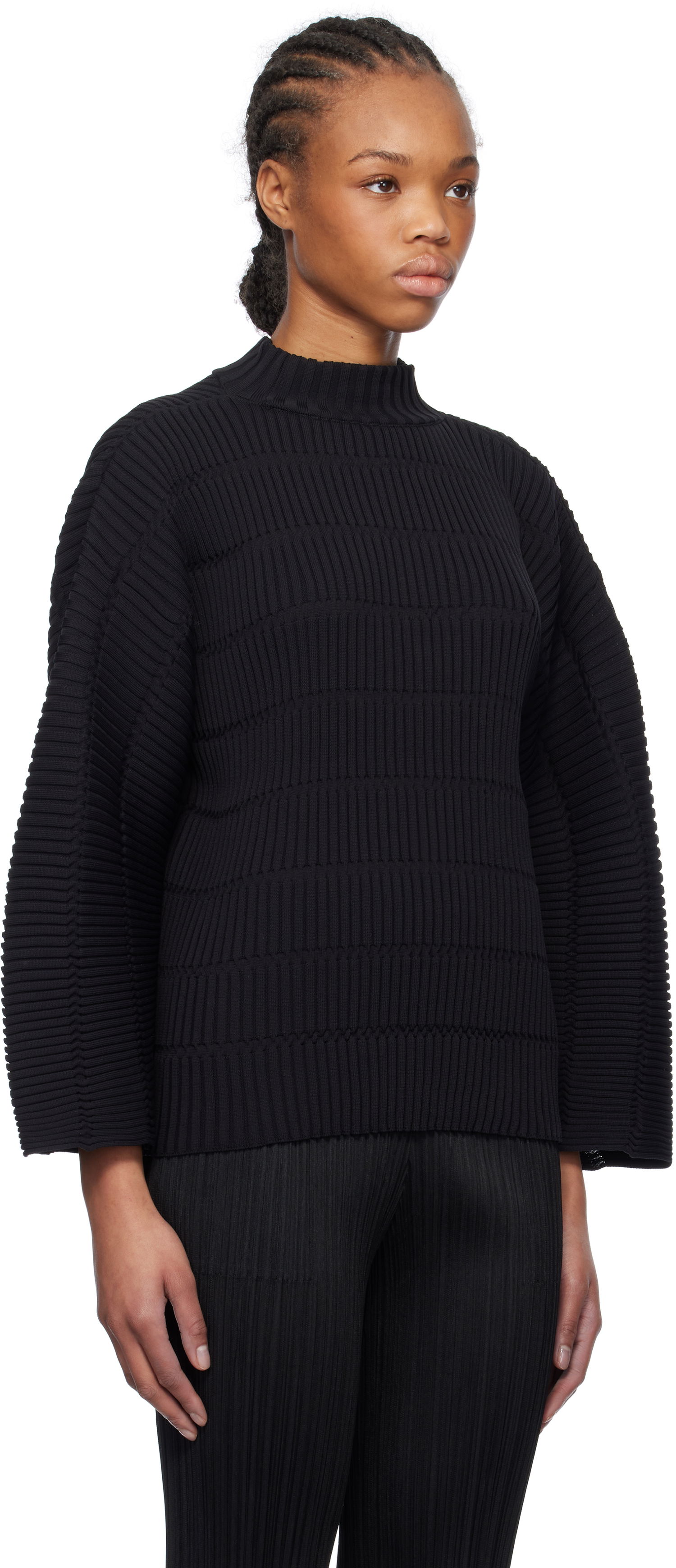 Sweater Pleats Please Issey Miyake Issey Miyake Pleats Please Jiggly Knit Sweater Sort | PP56KK812, 1