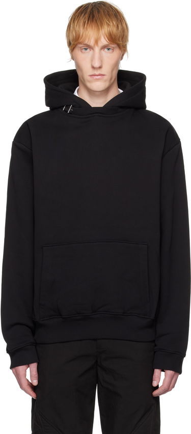 Sweatshirt HELIOT EMIL HELIOT EMIL Pietra Hoodie Sort | SS25_M_08_076_BLK01, 0
