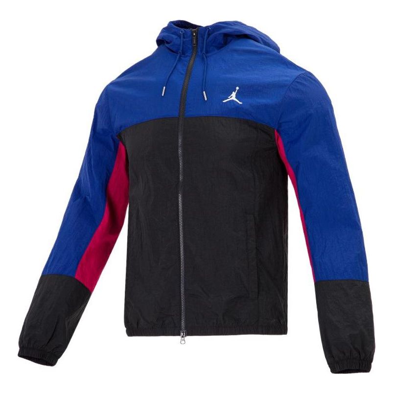 Vindjakke Jordan Jordan Colorblock Hooded Jacket Flerfarvet | DJ0253-455