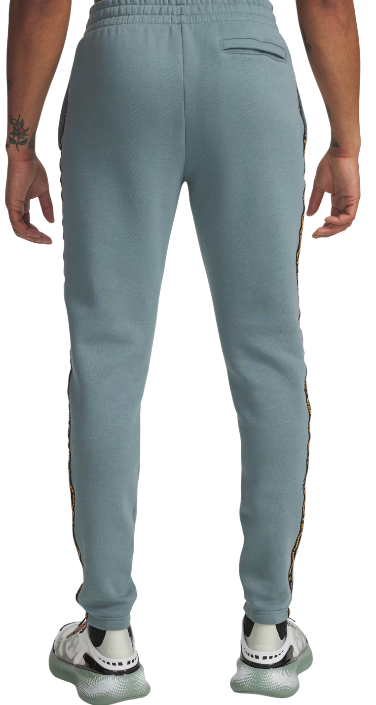 Joggingbukser Under Armour Icon Fleece Jogger Taping Turkis | 1389358-587, 1