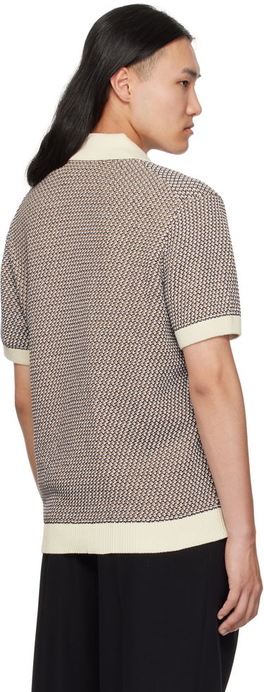 Sweater BOSS Regular-Fit Knitted Cotton Cardigan Beige | 50543163, 3