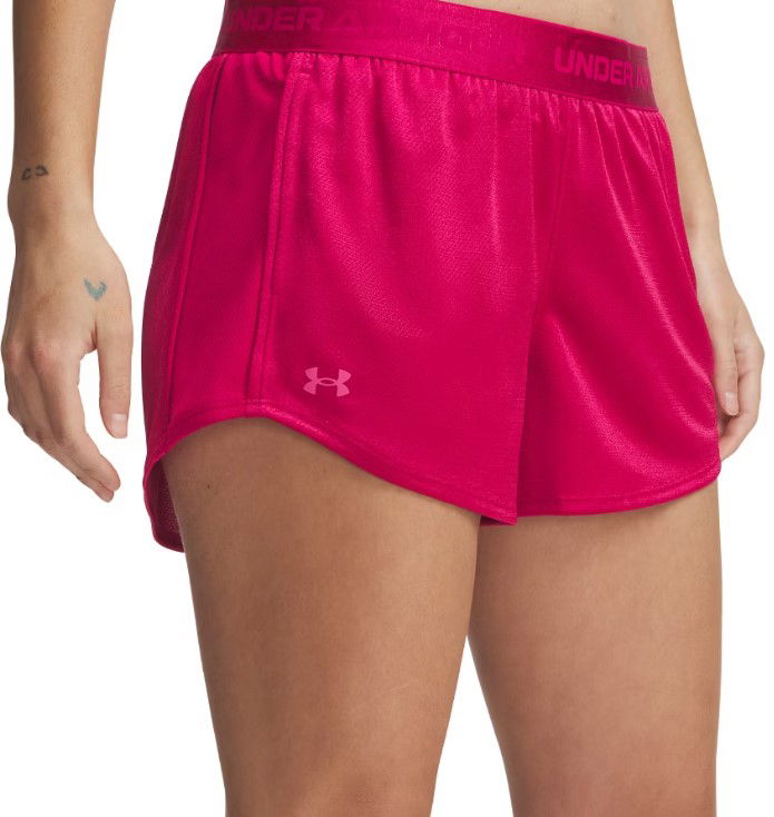 Shorts Under Armour Tech Play Up Shine Shorts Lyserød | 1389883-681