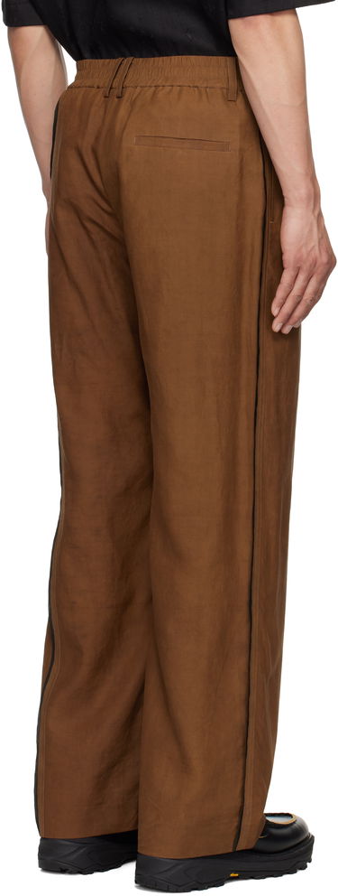 Bukser Feng Chen Wang Feng Chen Wang Silk Trousers Brun | FENG19TR16, 2
