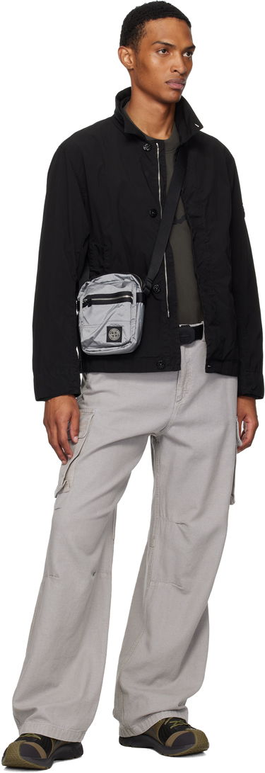 Skuldertaske Stone Island Stone Island ECONYL Coated Nylon Pouch Grå | K2S15 9200015 S0251, 3