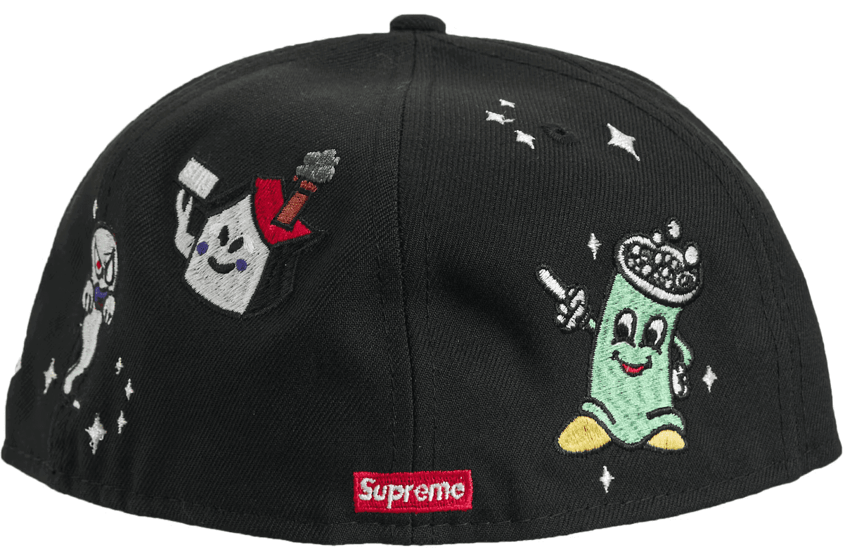 Hat Supreme New Era x Characters S Logo "Black" Sort | SS22H85 BLACK, 1