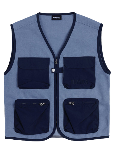 Vest Pleasures Beagle Hunting Vest Slate Blå | P23SP017-SLATE