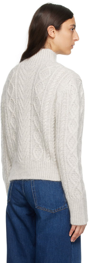 Sweater rag & bone Brody Cable Knit Sweater Grå | WAS23F036SL36, 2