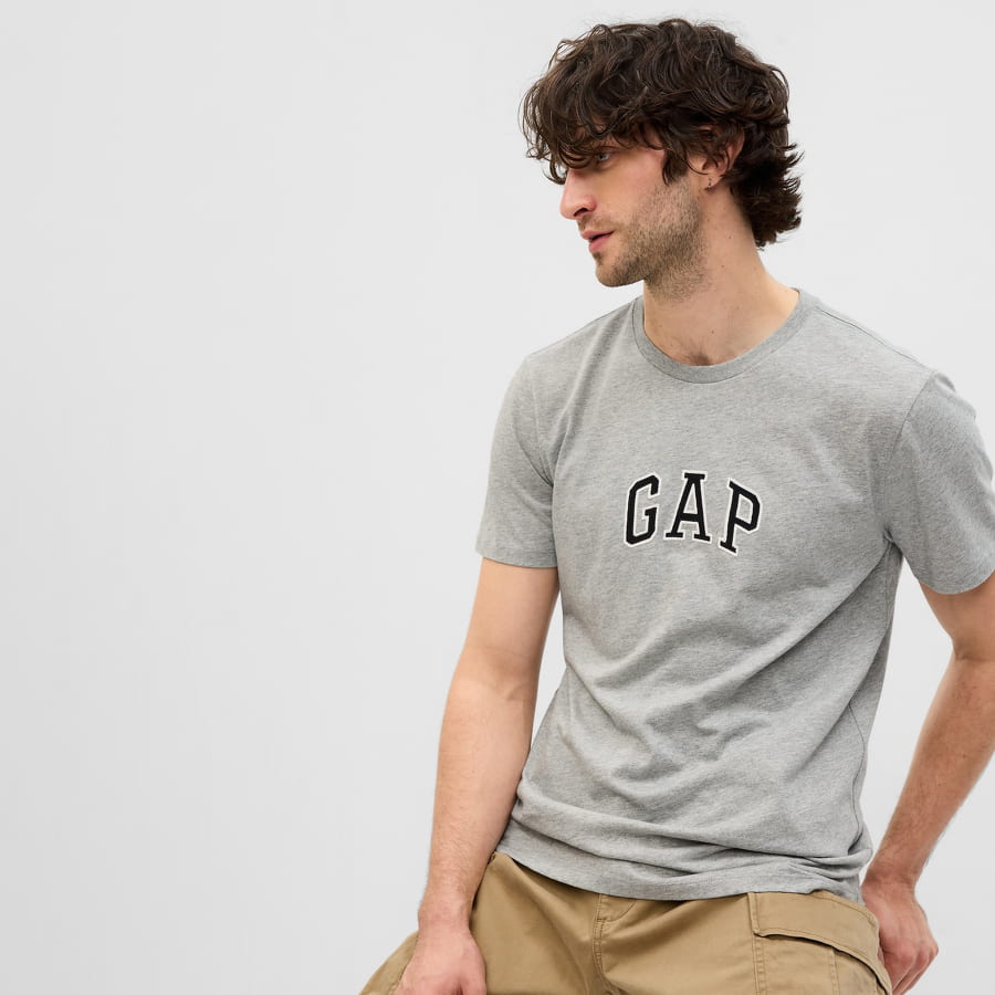 T-shirt GAP New Arch Tee Grå | 570044-01, 0