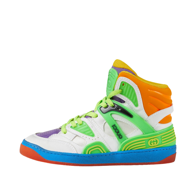 Sneakers og sko Gucci Basket 'White Demetra Green Purple Orange Blue' Flerfarvet | 661310 2SH80 9062