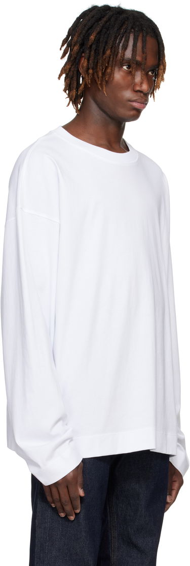 Sweater Dries Van Noten Dries Van Noten Long Sleeve T-Shirt Hvid | 251-021112-1603, 1