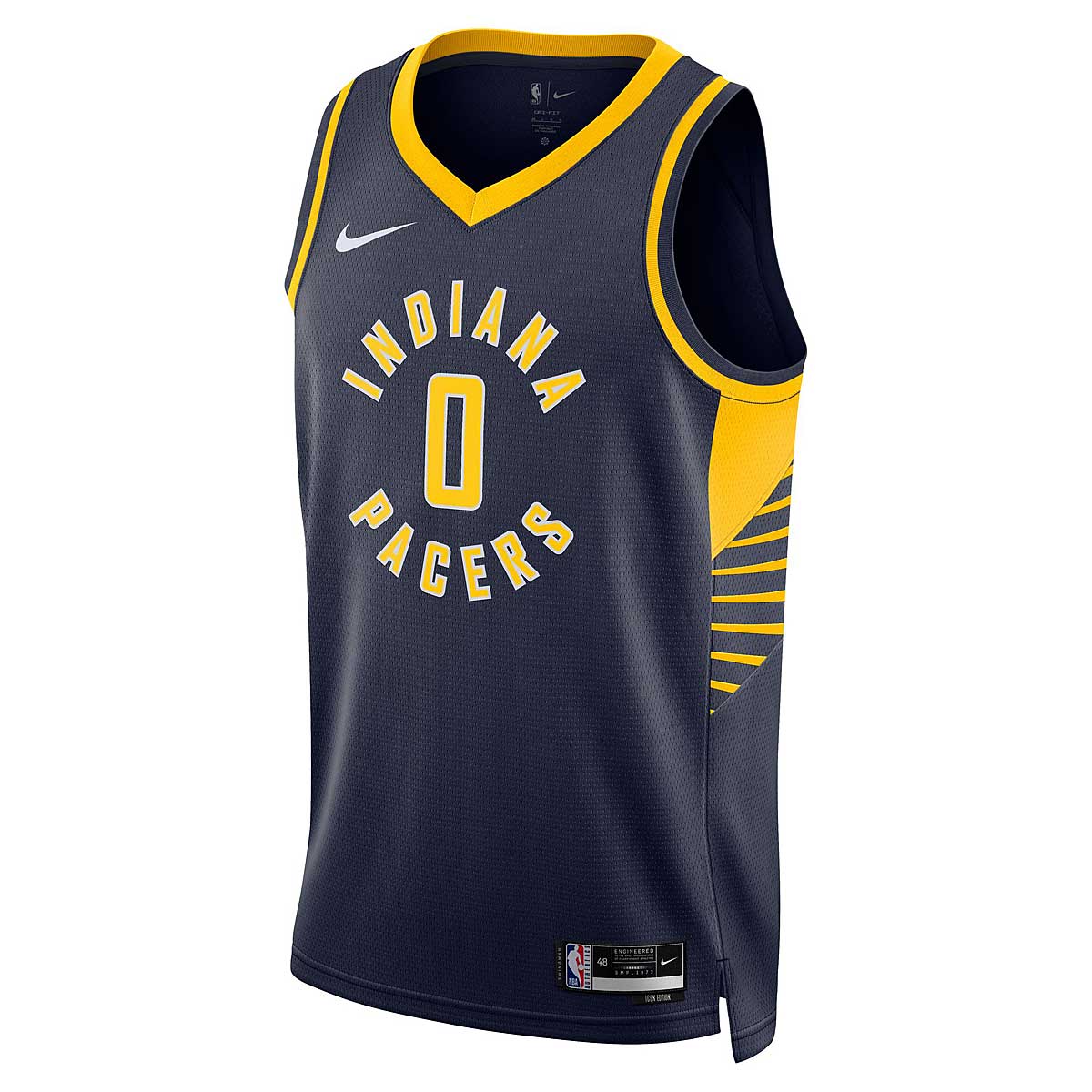 Jersey Nike Dri-FIT NBA Indiana Pacers Icon Edition 2022/23 Swingman Jersey Mørkeblå | DN2007-424, 1