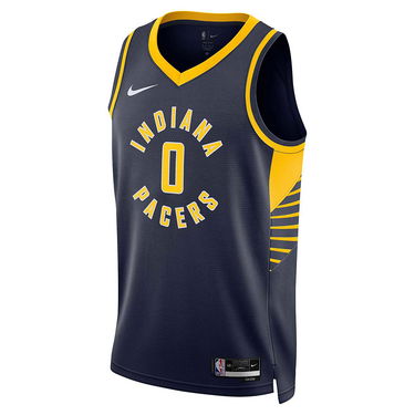 Jersey Nike Dri-FIT NBA Indiana Pacers Icon Edition 2022/23 Swingman Jersey Mørkeblå | DN2007-424, 1