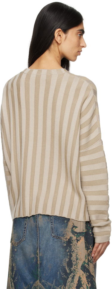 Sweater Eckhaus Latta Eckhaus Latta Keyboard Knit Sweater Beige | 8026-EL-PS25-DU -, 2