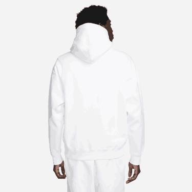 Sweatshirt Nike Swoosh Hoodie Hvid | DX1355-100, 4