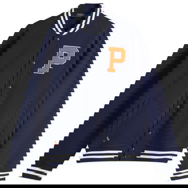 Bomberjakke Polo by Ralph Lauren Fleece Baseball Jacket Blå | 710959022001, 0